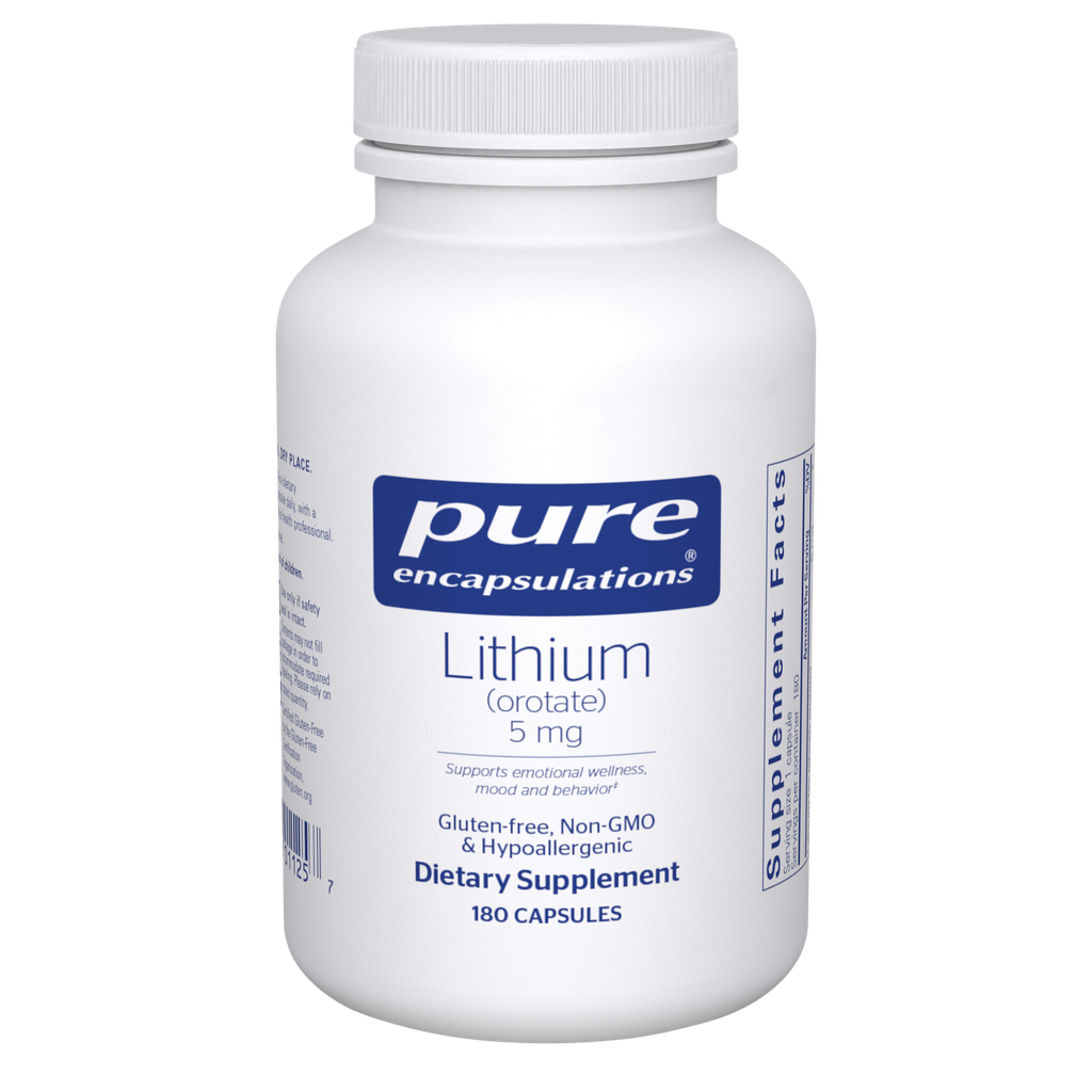 Lithium (orotate) 5 mg 180's  