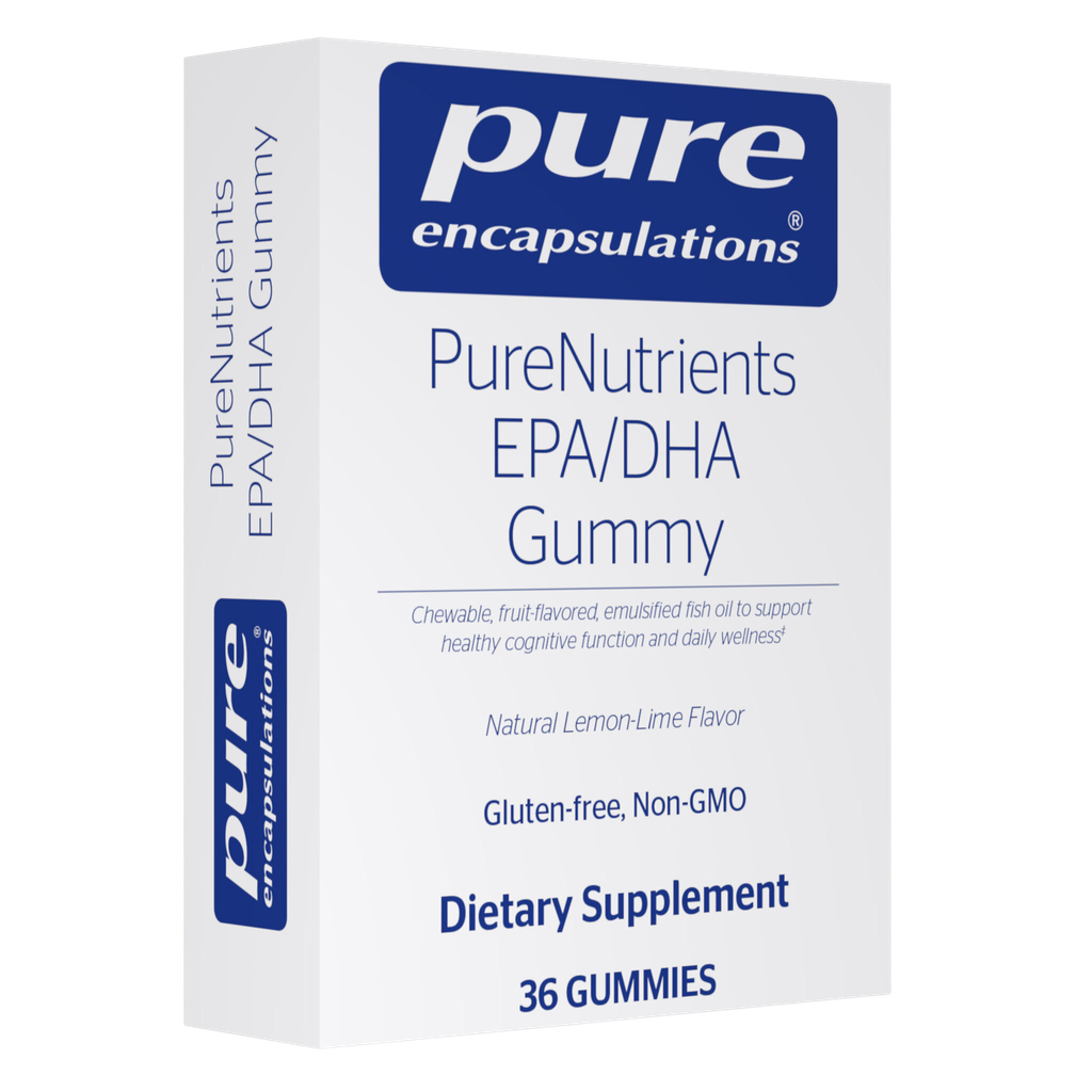 PureNutrients EPA/DHA Gummy
(natural lemon-lime flavor)